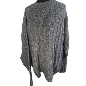 Vintage Murano Sweater Made In The USA Size XL Cotton Acrylic Blend Knit Gray